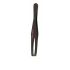 Pinza Depilar Punta Recta Acero Negro - 1 U