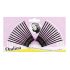 Eurostil Acanalado Clips Acero Con Bolita Negra 50Mm Pack 1Un