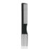 Eurostil Curvado Peine Negro Negro 19Cm 1Un