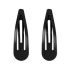 Eurostil Negro Negro Ranitas Para Pelo 7Cm Pack 1Un
