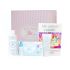 Coffret Enfant Rayé Rose Nouveau Lot - 5 U