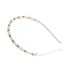 Bandeau En Metal Avec Perles - 1 U