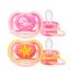 Avent Ultra Air Deco Sucette 6-18 Mois Fille 2U