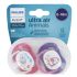 Avent 2 Ultra Air Animaux Sucettes 6+18 Mois Bébé Fille