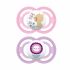 Mam Sucette Perfect 16+ Silicone 2 Unités Rose