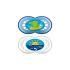 Mam Baby Sucette Original 16+ Silicone Bleu 2U