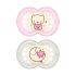 Mam Baby Dummy Original Nighttime 0+ Silicone Rose 2U