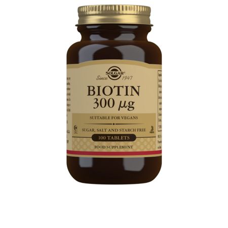 Solgar Biotin 300 µg Tablets - Pack of 100