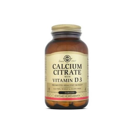 Solgar Citrate de Calcium avec Vitamine D3 240 Comprimés