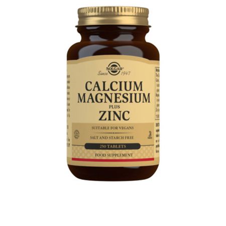 Solgar Calcium Magnesium Plus Zinc 250 Comprimés