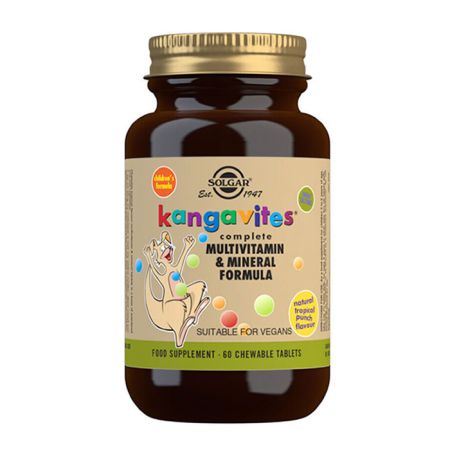 Solgar Kangavites Multivitamine Tropical 60 Comprimés
