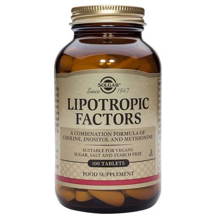 Solgar Lipotropics 100 Comprimés