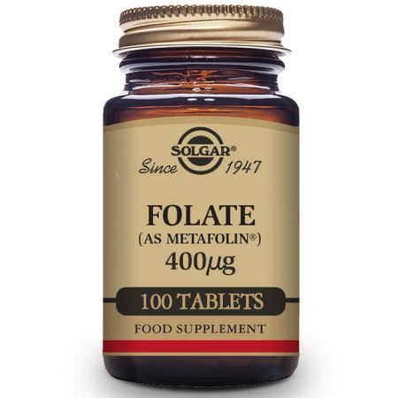 Solgar Folate 400cmg 100 Comprimés