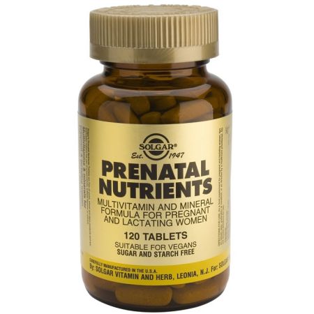 Solgar Prenatal Nutrients 120 Comprimés