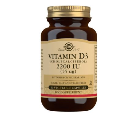 Solgar Vitamine D3 2200 IU (55 mcg) 50 Capsules