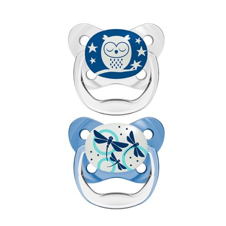 Sucette Nocturne Dr. Brown's Prevent Bleu  0-6M