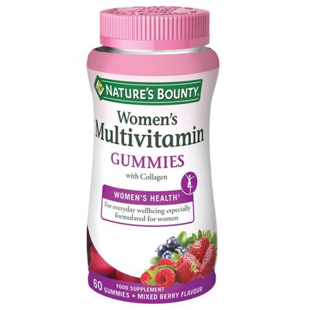 Nature's Bounty Femmes Multivitamine Collagen 60 Gummies