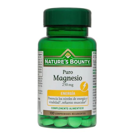 Nature's Bounty Magnésium 250mg 100 Comprimés