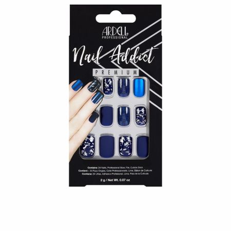 Ardell Nail Addict Matte Blue False Nails
