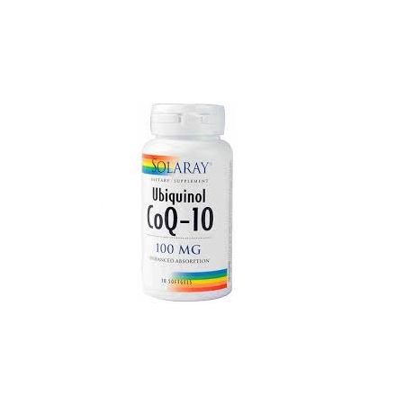 Solaray Coq10 Ubiquinol 100 Mg 30 Perlas