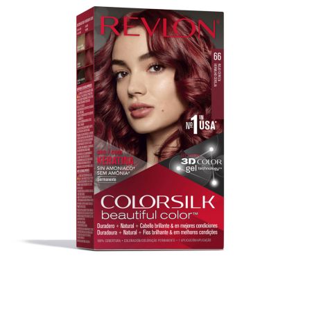 Tinte Pelo Revlon Colorsilk 66 Rojo Cereza Sin Amoniaco