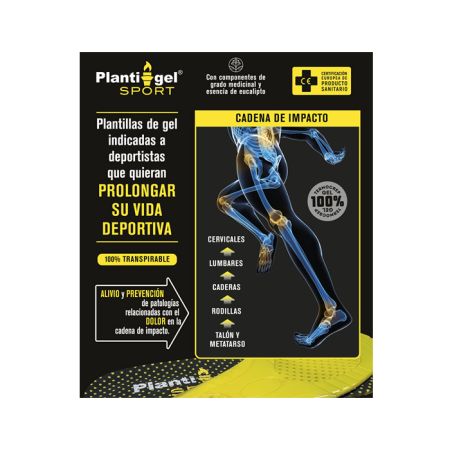 Plantigel Sport Insoles Size 35-38