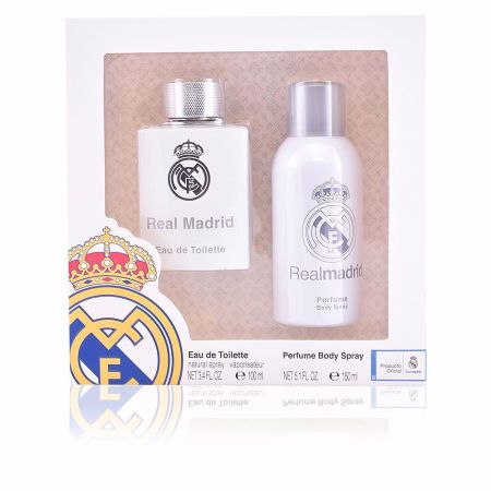 Real Madrid Eau De Toilette Vaporisateur 100ml Coffret 2 Produits