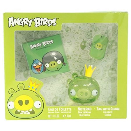 Angry Birds Pig Eau De Toilette Vaporisateur 50ml Coffret 3 Produits