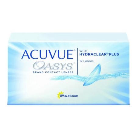 Acuvue Oasys Hydraclear Lentilles De Contact 2 Semaines -5.00 BC/8.4 12 Unités