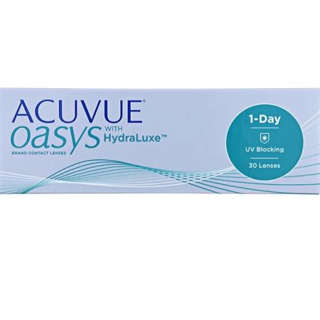 Acuvue Oasys Hydraluxe Lentilles De Contact Journalières De Remplacement -3.75 BC/8.5 30 Unités