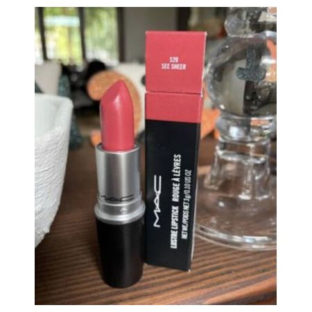 Mac Lustreglass Lipstick See Sheer 3g