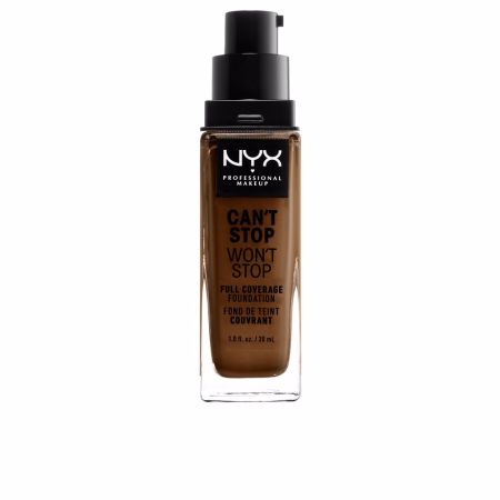 Nyx Can´t Stop Won´t Stop Full Coverage Foundation Walnut 30ml