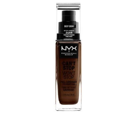 Nyx Can't Stop Won't Stop Full Coverage Foundation Deep Ebony 30ml