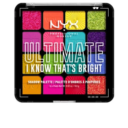 Nyx Ultimate Shadow Palette I Know That's Bright 16 X 0,83g