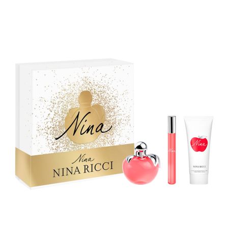 Nina Ricci Nina Eau De Toilette Vaporisateur 50ml Coffret 3 Produits