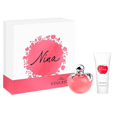 Nina Ricci Nina Eau De Toilette Recargable 80ml Creamy Loción Corporal 75ml