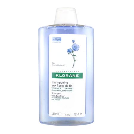 Klorane Shampooing Aux Fibres De Lin Volume et Texture 400ml