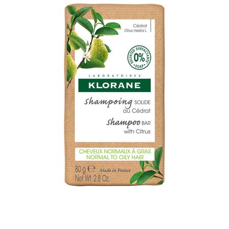 Klorane Shampooing Solide à la Citronnelle 80 g