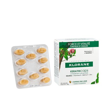 Klorane Keratincaps Force et Vitalité 30 Gélules