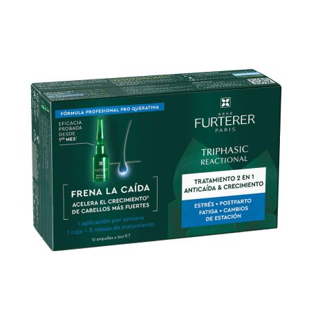 Rene Furterer Triphasic Traitement Anti-Chute 12 Ampoules