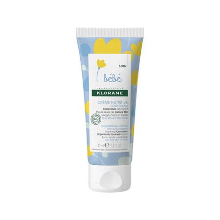 Klorane Bébé Crème Nutritive Au Cold Cream 40ml