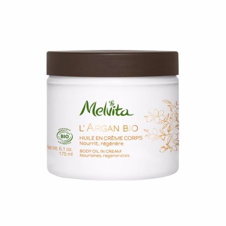 Melvita Huile En Crème Corps  L Argan Bio 175ml