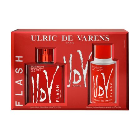 Ulric De Varens Flash Eau De Toilette Vaporisateur 100ml Coffret 2 Produits