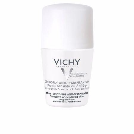 Vichy Déodorant 48H Roll On Anti Transpirant  Peaux Sensibles Ou Epilées 50ml