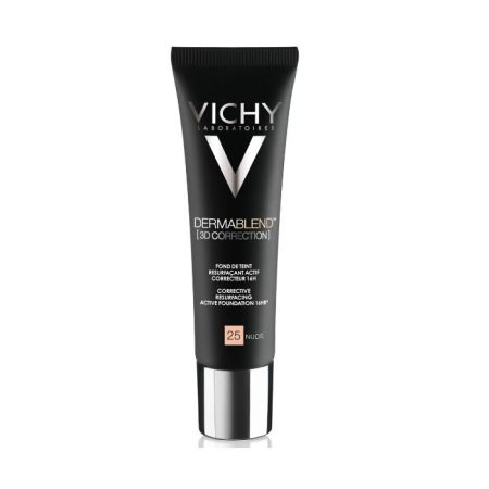 Vichy Dermablend 3D Correction Fond De Teint Peaux Grasses 25 Nude 30ml