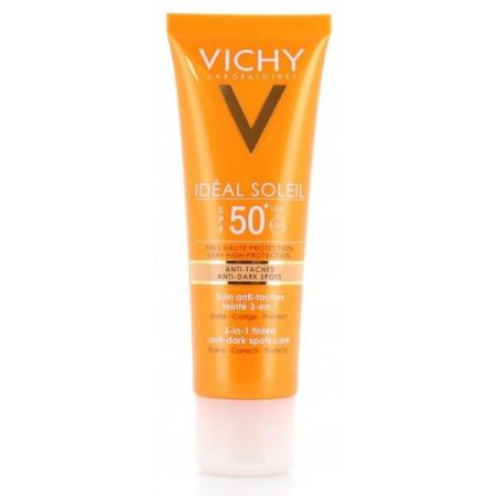 Vichy Idéal Soleil Soin Anti-Taches Teinté 3 En 1 Spf50 50ml