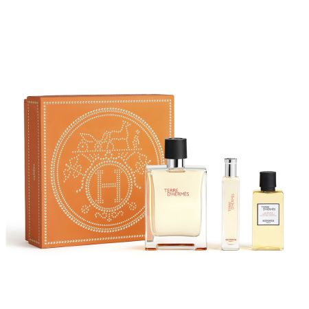 Hermès Set Terre Hermes Edt 100ml Gel 40ml Mini 15ml@