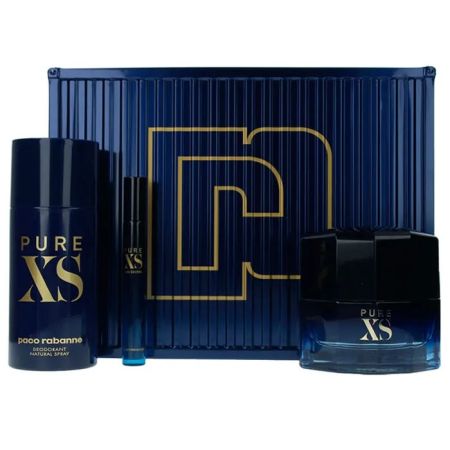 Paco Rabanne Pure XS Eau De Toilette Vaporisateur 50ml Coffret 3 Produits 2019