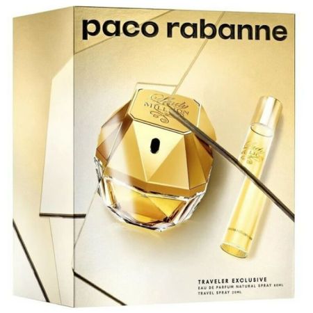 Paco Rabanne Lady Million Eau De Parfum Vaporisateur 80ml Coffret 2 Produits