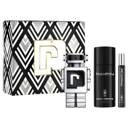 Paco Rabanne Phantom Eau de Toilette Vaporisateur 100ml Coffret 3 Produits